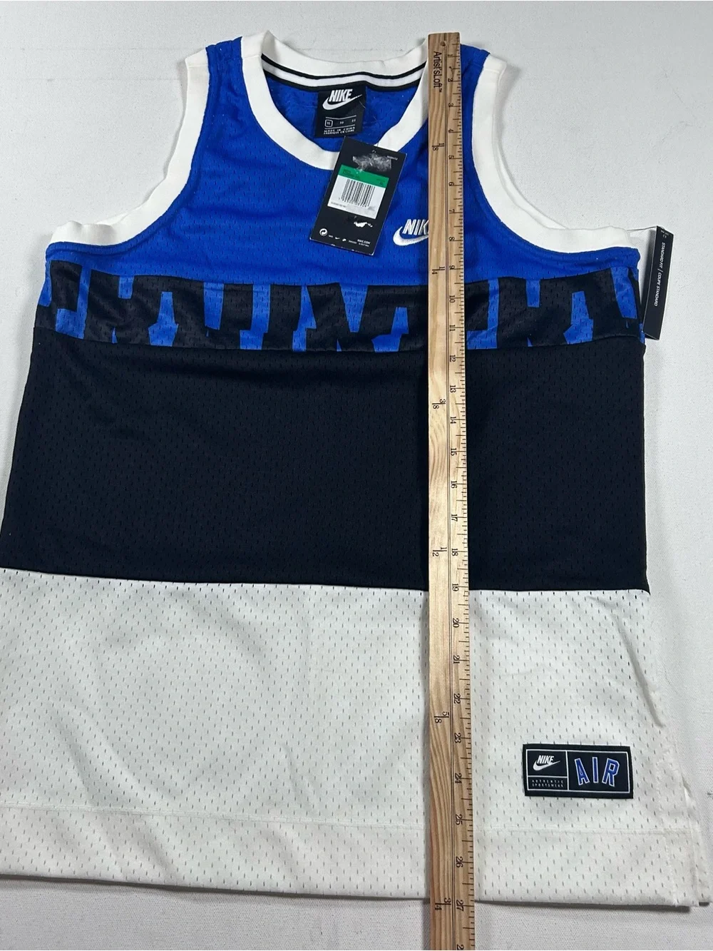 Nike Air Mesh Basketball Jersey NEW Tribal Color Block Fits: Medium Mens